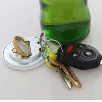 Load image into Gallery viewer, Designs by MyUtopia Shout Out:Diehard Auburn Fan Magnetic Keychain with Bottle Opener
