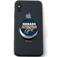 Load image into Gallery viewer, Designs by MyUtopia Shout Out:Diehard Auburn Girl Hinged Pop-out Phone Grip and stand for Smartphones and Tablets
