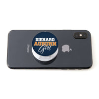 Load image into Gallery viewer, Designs by MyUtopia Shout Out:Diehard Auburn Girl Hinged Pop-out Phone Grip and stand for Smartphones and Tablets
