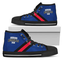 Load image into Gallery viewer, Designs by MyUtopia Shout Out:Diehard Buffalo Fan Canvas High Top Shoes
