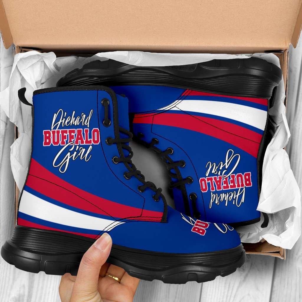 Designs by MyUtopia Shout Out:Diehard Buffalo Girl Chunky Sneaker Walking Boots