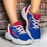 Load image into Gallery viewer, Designs by MyUtopia Shout Out:Diehard Buffalo Girl Chunky Walking Sneakers
