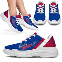 Load image into Gallery viewer, Designs by MyUtopia Shout Out:Diehard Buffalo Girl Chunky Walking Sneakers
