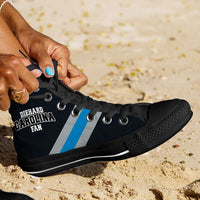 Load image into Gallery viewer, Designs by MyUtopia Shout Out:Diehard Carolina Fan Canvas High Top Shoes
