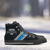 Load image into Gallery viewer, Designs by MyUtopia Shout Out:Diehard Carolina Fan Canvas High Top Shoes
