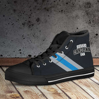 Load image into Gallery viewer, Designs by MyUtopia Shout Out:Diehard Carolina Fan Canvas High Top Shoes

