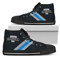 Load image into Gallery viewer, Designs by MyUtopia Shout Out:Diehard Carolina Fan Canvas High Top Shoes
