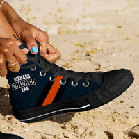 Load image into Gallery viewer, Designs by MyUtopia Shout Out:Diehard Chicago Fan Canvas High Top Shoes
