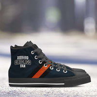 Load image into Gallery viewer, Designs by MyUtopia Shout Out:Diehard Chicago Fan Canvas High Top Shoes

