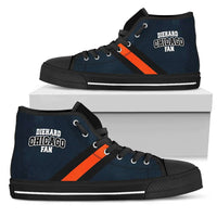 Load image into Gallery viewer, Designs by MyUtopia Shout Out:Diehard Chicago Fan Canvas High Top Shoes
