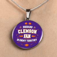 Load image into Gallery viewer, Designs by MyUtopia Shout Out:Diehard Clemson Fan In Enemy Territory Handcrafted Jewelry - CLECF
