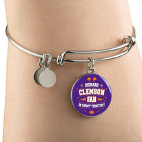 Load image into Gallery viewer, Designs by MyUtopia Shout Out:Diehard Clemson Fan In Enemy Territory Handcrafted Jewelry - CLECF
