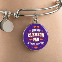 Load image into Gallery viewer, Designs by MyUtopia Shout Out:Diehard Clemson Fan In Enemy Territory Handcrafted Jewelry - CLECF
