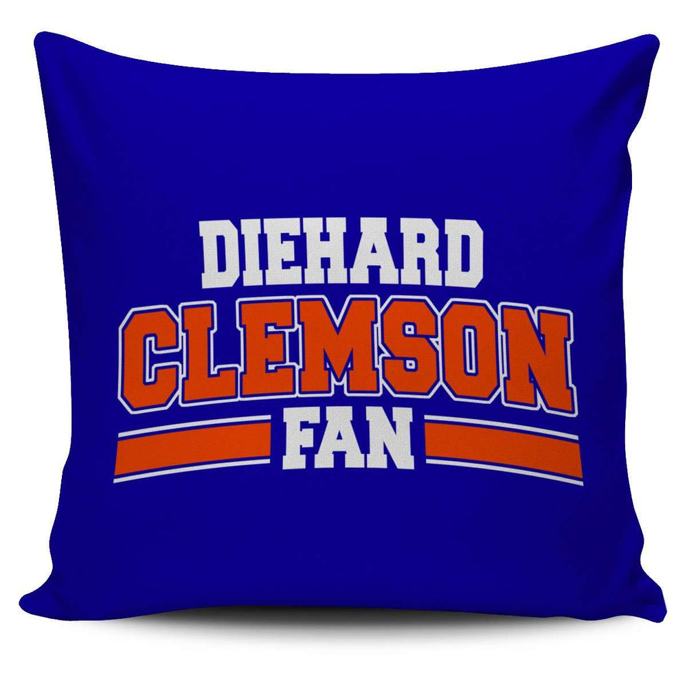Designs by MyUtopia Shout Out:Diehard Clemson Fan Pillowcase