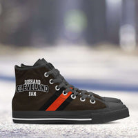 Load image into Gallery viewer, Designs by MyUtopia Shout Out:Diehard Cleveland Fan Canvas High Top Shoes
