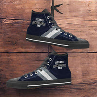 Load image into Gallery viewer, Designs by MyUtopia Shout Out:Diehard Connecticut Fan Canvas High Top Shoes
