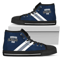 Load image into Gallery viewer, Designs by MyUtopia Shout Out:Diehard Dallas Fan Canvas High Top Shoes
