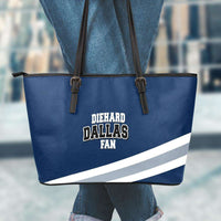 Load image into Gallery viewer, Designs by MyUtopia Shout Out:Diehard Dallas Fan Faux Leather Totebag Purse,Large (11 x 17 x 6) / Blue/White/Grey,tote bag purse
