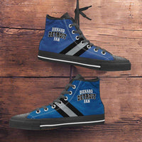 Load image into Gallery viewer, Designs by MyUtopia Shout Out:Diehard Detroit Fan Canvas High Top Shoes
