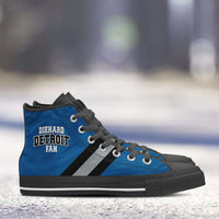 Load image into Gallery viewer, Designs by MyUtopia Shout Out:Diehard Detroit Fan Canvas High Top Shoes
