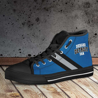 Load image into Gallery viewer, Designs by MyUtopia Shout Out:Diehard Detroit Fan Canvas High Top Shoes

