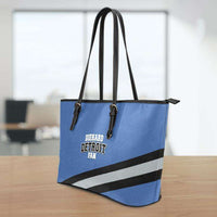 Load image into Gallery viewer, Designs by MyUtopia Shout Out:Diehard Detroit Fan Faux Leather Totebag Purse
