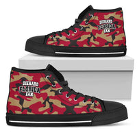 Load image into Gallery viewer, Designs by MyUtopia Shout Out:Diehard Florida Fan Camo Print Canvas High Top Shoes, Garnet
