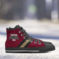 Load image into Gallery viewer, Designs by MyUtopia Shout Out:Diehard Florida Fan Canvas High Top Shoes, Garnet
