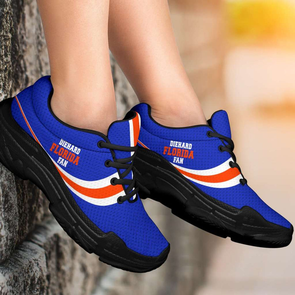Designs by MyUtopia Shout Out:Diehard Florida Fan Chunky Sneakers
