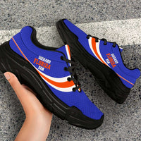 Load image into Gallery viewer, Designs by MyUtopia Shout Out:Diehard Florida Fan Chunky Sneakers,Women&#39;s / Ladies US5.5 (EU36) / Royal Blue,Chunky Sneakers
