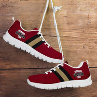 Load image into Gallery viewer, Designs by MyUtopia Shout Out:Diehard Florida Fan Running Shoes, Garnet,Kid&#39;s / 11 CHILD (EU28) / Red/Gold,Running Shoes
