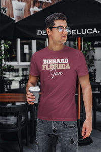 Load image into Gallery viewer, Designs by MyUtopia Shout Out:Diehard Florida Fan Script Ultra Cotton Unisex T-Shirt Garnet
