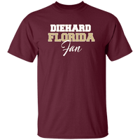 Load image into Gallery viewer, Designs by MyUtopia Shout Out:Diehard Florida Fan Script Ultra Cotton Unisex T-Shirt Garnet,S / Maroon,Adult Unisex T-Shirt
