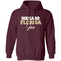 Load image into Gallery viewer, Designs by MyUtopia Shout Out:Diehard Florida Fan Script Unisex Pullover Hoodie Garnet,S / Garnet,Pullover Hoodie
