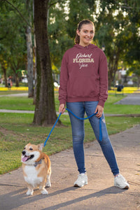 Load image into Gallery viewer, Designs by MyUtopia Shout Out:Diehard Florida Fan Unisex Pullover Hoodie Garnet
