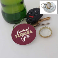 Load image into Gallery viewer, Designs by MyUtopia Shout Out:Diehard Florida Girl Script Magnetic Keychain Bottle Opener
