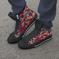 Load image into Gallery viewer, Designs by MyUtopia Shout Out:Diehard Florida State Fan Camo Print Canvas High Top Shoes, Garnet
