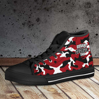 Load image into Gallery viewer, Designs by MyUtopia Shout Out:Diehard Georgia Fan Camo Canvas High Top Shoes
