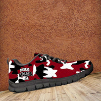 Load image into Gallery viewer, Designs by MyUtopia Shout Out:Diehard Georgia Fan Camo Print Running Shoes
