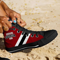 Load image into Gallery viewer, Designs by MyUtopia Shout Out:Diehard Georgia Fan Canvas High Top Shoes
