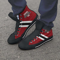 Load image into Gallery viewer, Designs by MyUtopia Shout Out:Diehard Georgia Fan Canvas High Top Shoes
