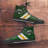 Load image into Gallery viewer, Designs by MyUtopia Shout Out:Diehard Green Bay Fan Canvas High Top Shoes
