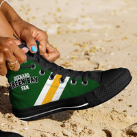Load image into Gallery viewer, Designs by MyUtopia Shout Out:Diehard Green Bay Fan Canvas High Top Shoes
