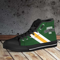 Load image into Gallery viewer, Designs by MyUtopia Shout Out:Diehard Green Bay Fan Canvas High Top Shoes
