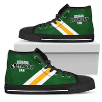 Load image into Gallery viewer, Designs by MyUtopia Shout Out:Diehard Green Bay Fan Canvas High Top Shoes
