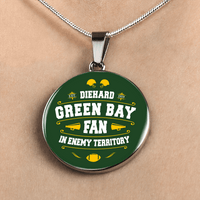 Load image into Gallery viewer, Designs by MyUtopia Shout Out:Diehard Green Bay Fan In Enemy Territory Handcrafted Jewelry
