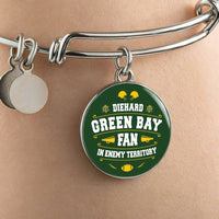 Load image into Gallery viewer, Designs by MyUtopia Shout Out:Diehard Green Bay Fan In Enemy Territory Handcrafted Jewelry
