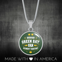 Load image into Gallery viewer, Designs by MyUtopia Shout Out:Diehard Green Bay Fan In Enemy Territory Handcrafted Jewelry
