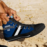 Load image into Gallery viewer, Designs by MyUtopia Shout Out:Diehard Indianapolis Fan Canvas High Top Shoes
