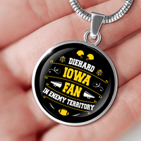 Load image into Gallery viewer, Designs by MyUtopia Shout Out:Diehard Iowa Fan In Enemy Territory Handcrafted Jewelry
